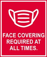 Face Covering Required Sign