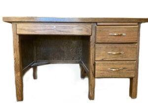 Right-Hand Desk With Lap Drawer