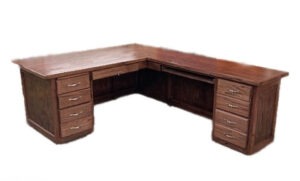 Right-Hand Executive Desk With 60” Return