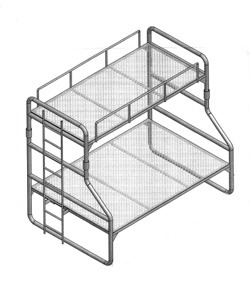 Offset Bunk Bed