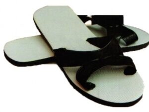 Black Cross Strap Shower Sandal