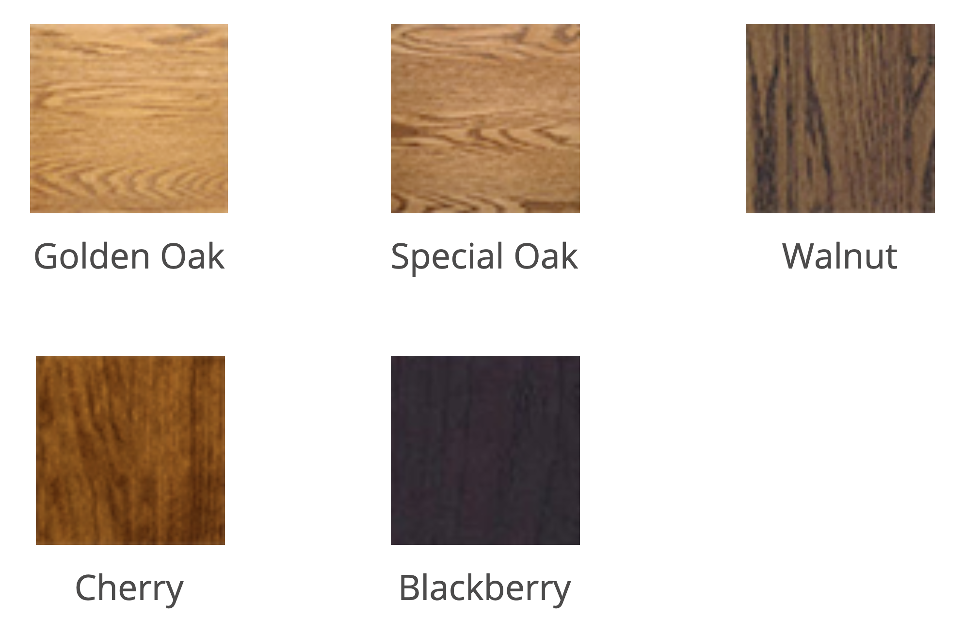 Wood Stain Swatches
