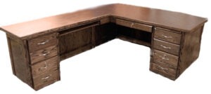 Left-Hand Executive Desk With 60” Return