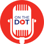On the Dot Podcast logo featuring a microphone