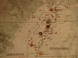 New Madrid 1811-1812 Map