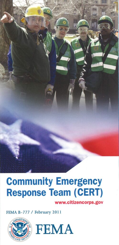 Community Emergency Response Team (CERT) Flyer
