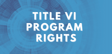 Title VI Program Rights