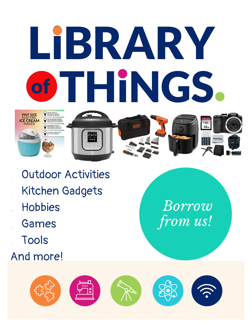 Flyer for the Library of Things