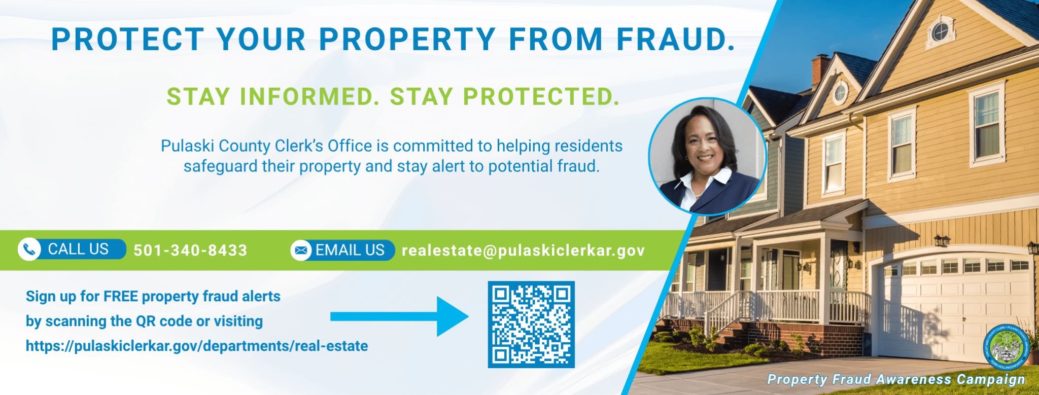 Protect Your Property From Fraud Banner